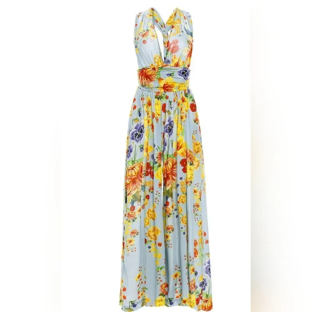 NWT Agua Bendita Florence Bouk Multiway Jumpsuit Size M - Picture 11 of 16